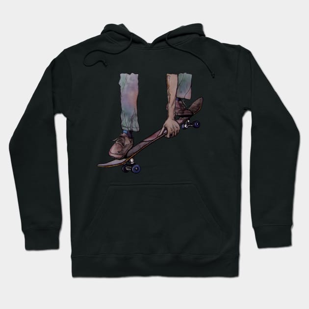 Skate Hoodie by rebelshop